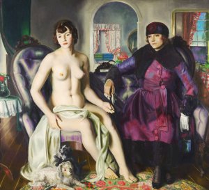 Two Women  by George Wesley Bellows Oil Painting