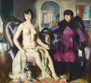 Two Women  by George Wesley Bellows Oil Painting