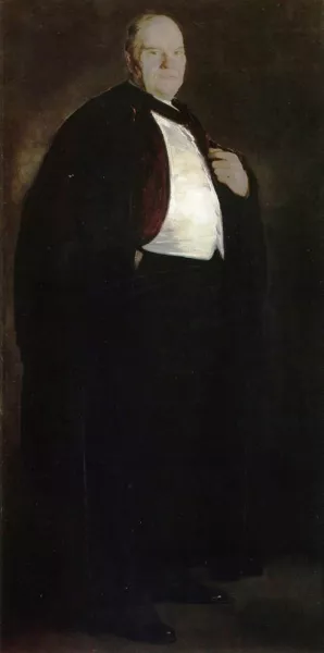 William Oxley Thompson painting by George Wesley Bellows