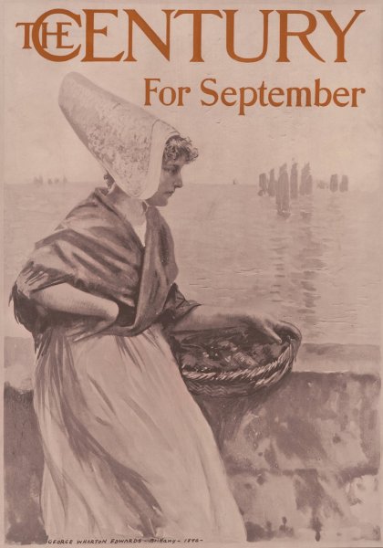 The century for September by George Wharton Edwards - Hand-Painted Oil Painting Reproduction