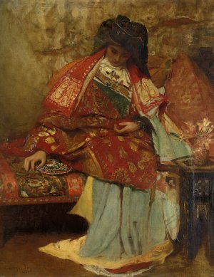Eastern Girl Oil painting by George William Joy