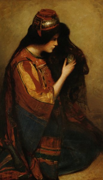 Main Product Photo of Mary of Bethany Painting by George William Joy