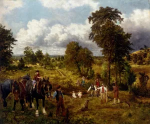 The Garden of England by George William Mote - Oil Painting Reproduction