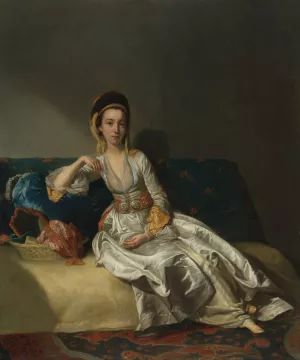 Nancy Parsons in Turkish dress by George Willison Oil Painting