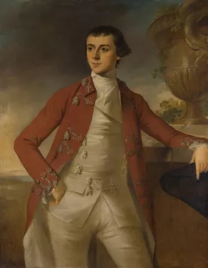 Portrait of a gentleman, an official of the east india company by George Willison Oil Painting