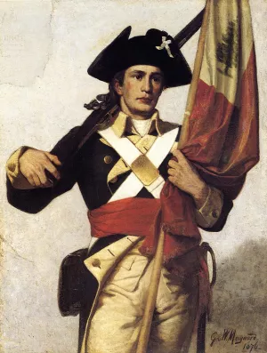 Soldier of the Revolution by George Willoughby Maynard Oil Painting