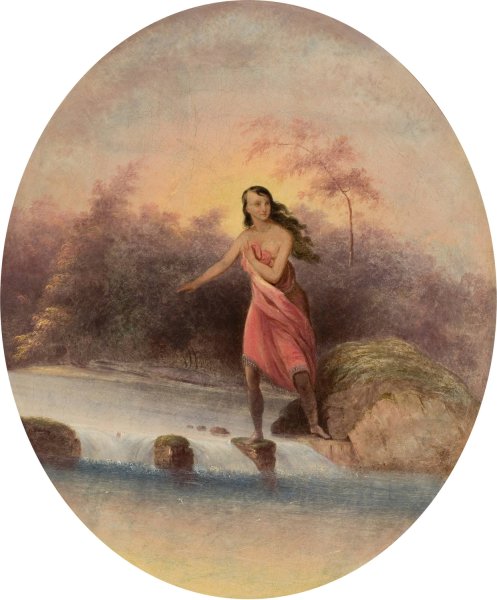 Spotted Faun by George Winter - Hand-Painted Oil Painting Reproduction