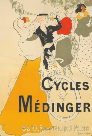 Cycles Medinger Oil painting by Georges Alfred Bottini