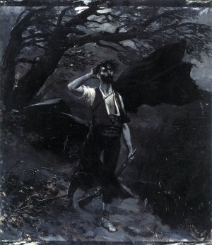 Gastibelza by Georges Antoine Rochegrosse Oil Painting