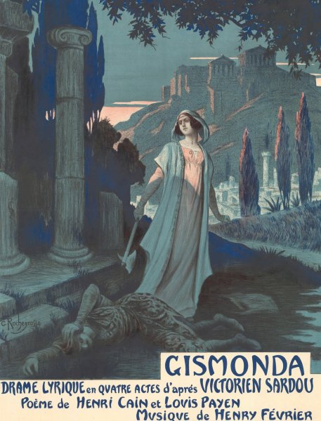Main Product Photo of Gismonda  Painting by Georges Antoine Rochegrosse