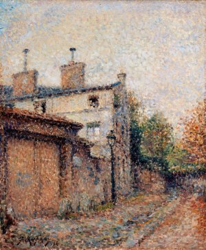 La maison de Balzac, rue Berton, a Passy by Georges Aufray Oil Painting