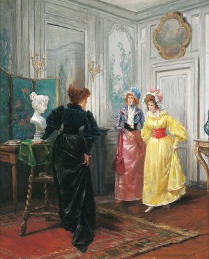 Die Buste by Georges Cain Oil Painting