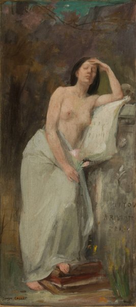 Main Product Photo of La philosophie  Painting by Georges Callot