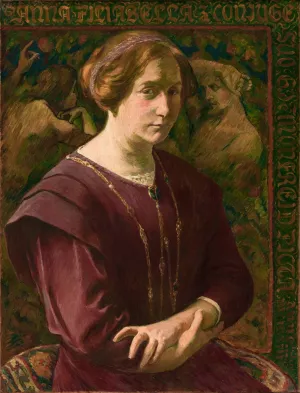 Anna Filiabella, portrait de la femme de l'artiste by Georges Daniel De Monfreid Oil Painting