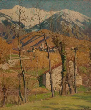 Le Canigou en hiver by Georges Daniel De Monfreid Oil Painting