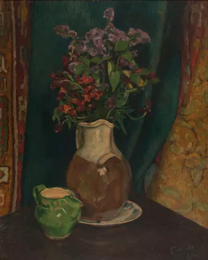 Nature morte aux giroflees by Georges Daniel De Monfreid Oil Painting