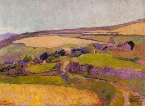 Landscape Near Banyuls by Georges-Daniel De Monfried - Oil Painting Reproduction