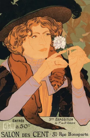 5e Exposition D'art by Georges De Feure Oil Painting
