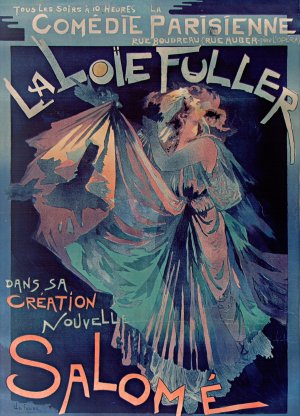 Comedie Parisienne, La Loie Fuller Dans Sa Creation Nouvelle, Salome by Georges De Feure Oil Painting