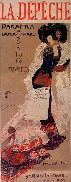 La Depeche by Georges De Feure Oil Painting