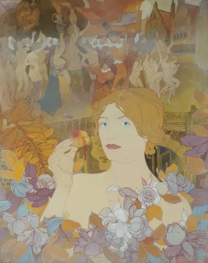 Le Fruit Defendu by Georges De Feure Oil Painting