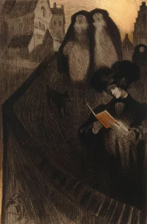 Maitres de l'affiche by Georges De Feure Oil Painting