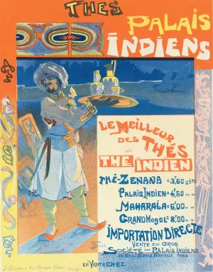 Thes Du Palais Indien by Georges De Feure Oil Painting