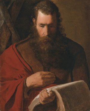 Saint Andrew by Georges De La Tour Oil Painting