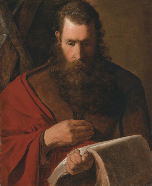 Saint Andrew by Georges De La Tour - Hand-Painted Oil Painting Reproduction