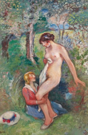 Baigneuse by Georges D'Espagnat Oil Painting