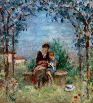 La couture by Georges D'Espagnat Oil Painting