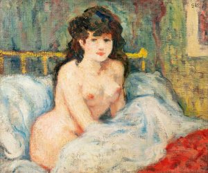 Le coucher by Georges D'Espagnat Oil Painting