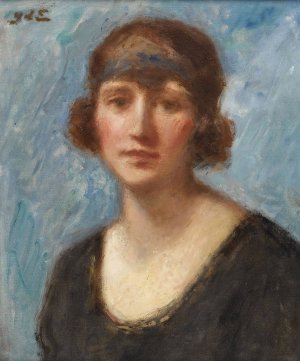 Portrait Of A Lady by Georges D'Espagnat Oil Painting