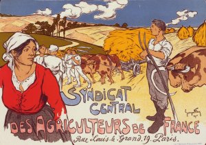 Syndicat central des Agriculteurs de France by Georges Fay Oil Painting
