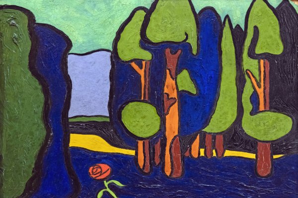 Main Product Photo of Woods Painting by Georges Gaudion