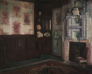 La salle a manger a Hauteville House by Georges Hugo Oil Painting
