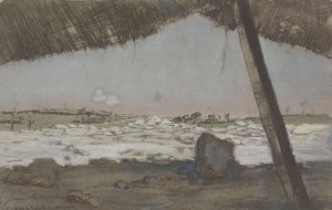 Le Champ de bataille de Navarin by Georges Hugo Oil Painting