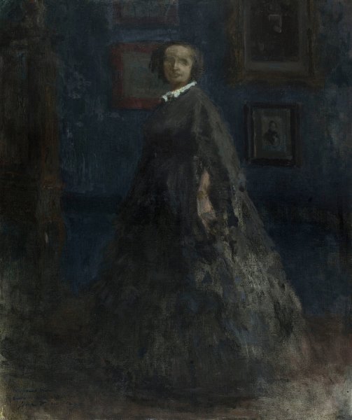 Main Product Photo of Portrait de Madame Victor Hugo Painting by Georges Hugo