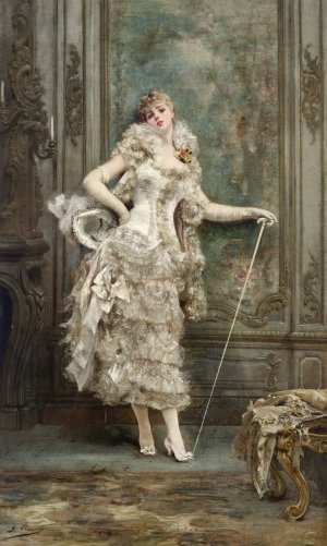 Frou Frou by Georges Jules Victor Clairin Oil Painting