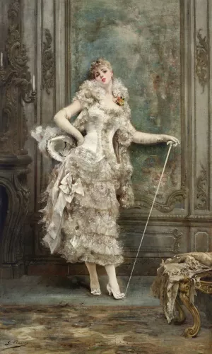 Frou Frou by Georges Jules Victor Clairin Oil Painting