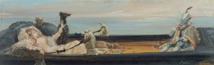 La gondole by Georges Jules Victor Clairin Oil Painting