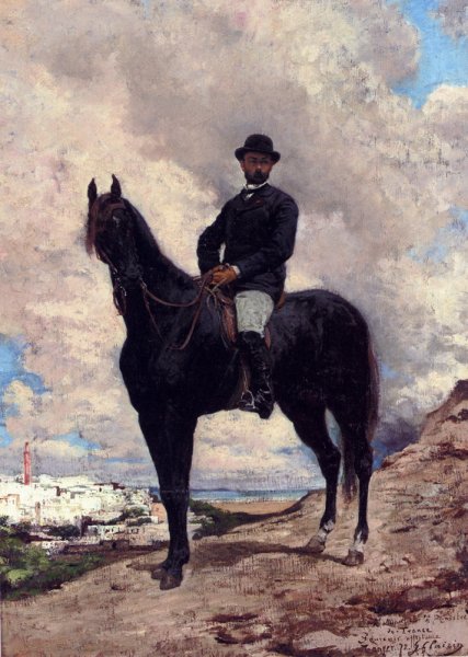 Main Product Photo of Minister Of Tangiers Painting by Georges Jules Victor Clairin