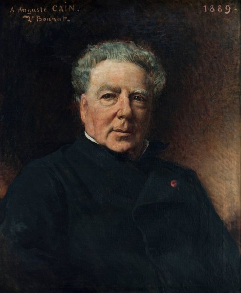 Main Product Photo of Portrait d'Auguste Cain  Painting by Georges Jules Victor Clairin