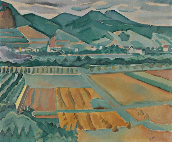 Landscape In Southern France by Georges Kars - Hand-Painted Oil Painting Reproduction