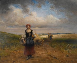 End of Day by Georges Laugee Oil Painting