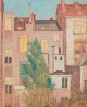 Houses Oil painting by Georges Lemmen