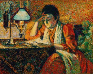 La Liseuse by Georges Lemmen Oil Painting