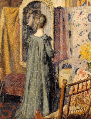 Woman Standing in Front of the Mirror also known as Madame Georges Lemmen