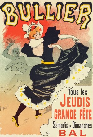 Affiche Pour Le 'Bal Bullier' by Georges Meunier Oil Painting