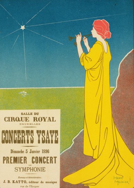 Concerts Ysaye  by Georges Meunier - Hand-Painted Oil Painting Reproduction